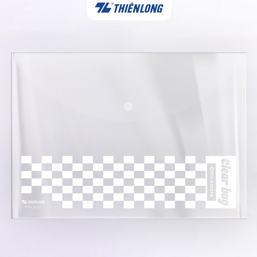 FlexOffice A4 Clear Button Folder FO-CBF02 — Piece